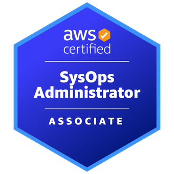 AWS Certified SysOps Administrator – Associate badge