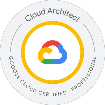 Google Cloud Certified: Professional Cloud Architect badge