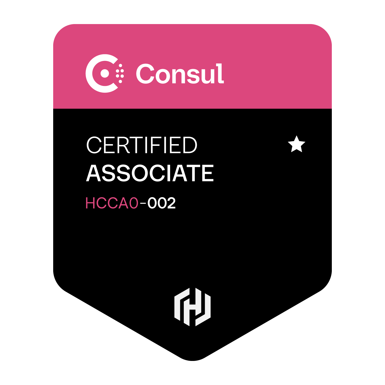 HashiCorp Certified: Vault Associate badge