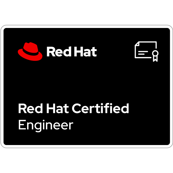 Red Hat Certified Engineer (RHCE) badge