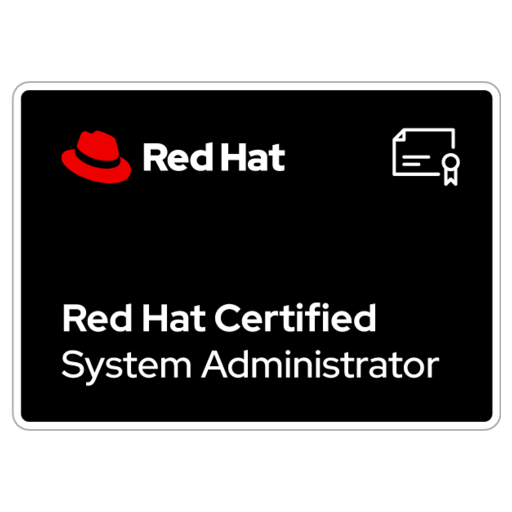 Red Hat Certified System Administrator (RHCSA) badge