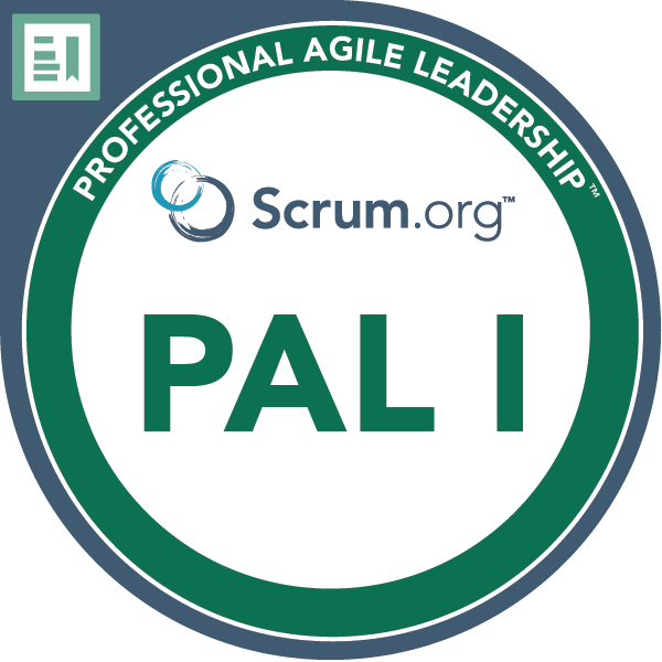 Professional Agile Leadership I (PAL I) badge