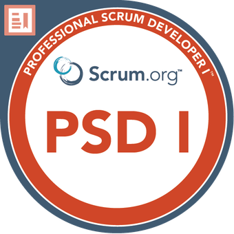 Professional Scrum Developer I (PSD I) badge